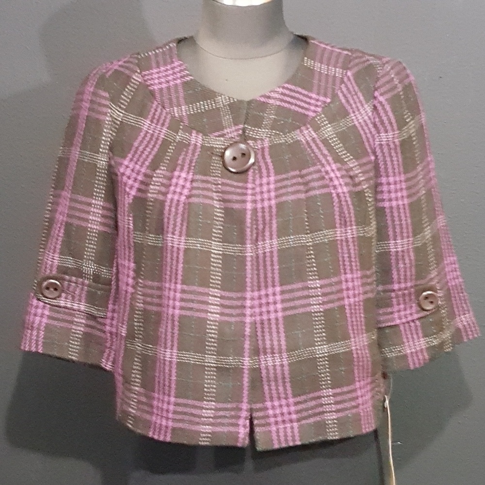 DKNY JEANS Cropped Coat Jacket